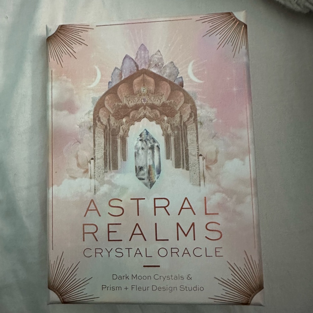 Astral realms crystal oracle cards